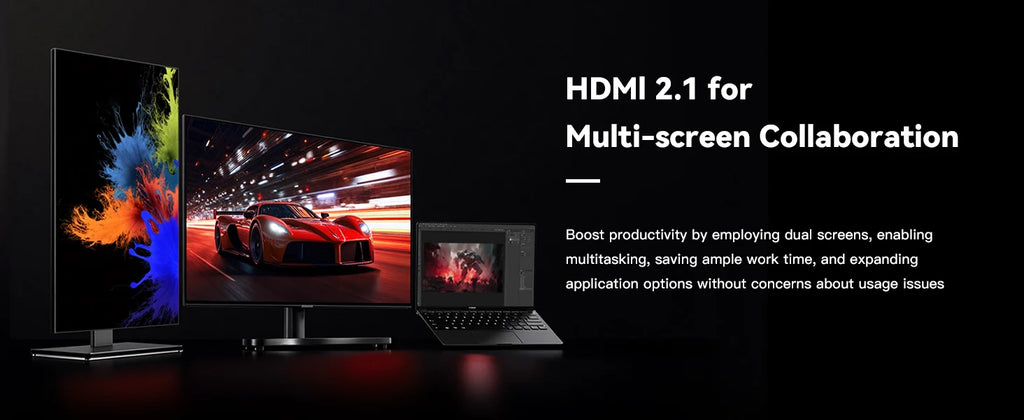 UNTES 8k HDMI 2.1 Cable 8K 60Hz 4K 120Hz HDMI Cable,48Gbps Ultra High-Speed, Compatible with PlayStation 5, Xbox, Samsung TVs ,and More