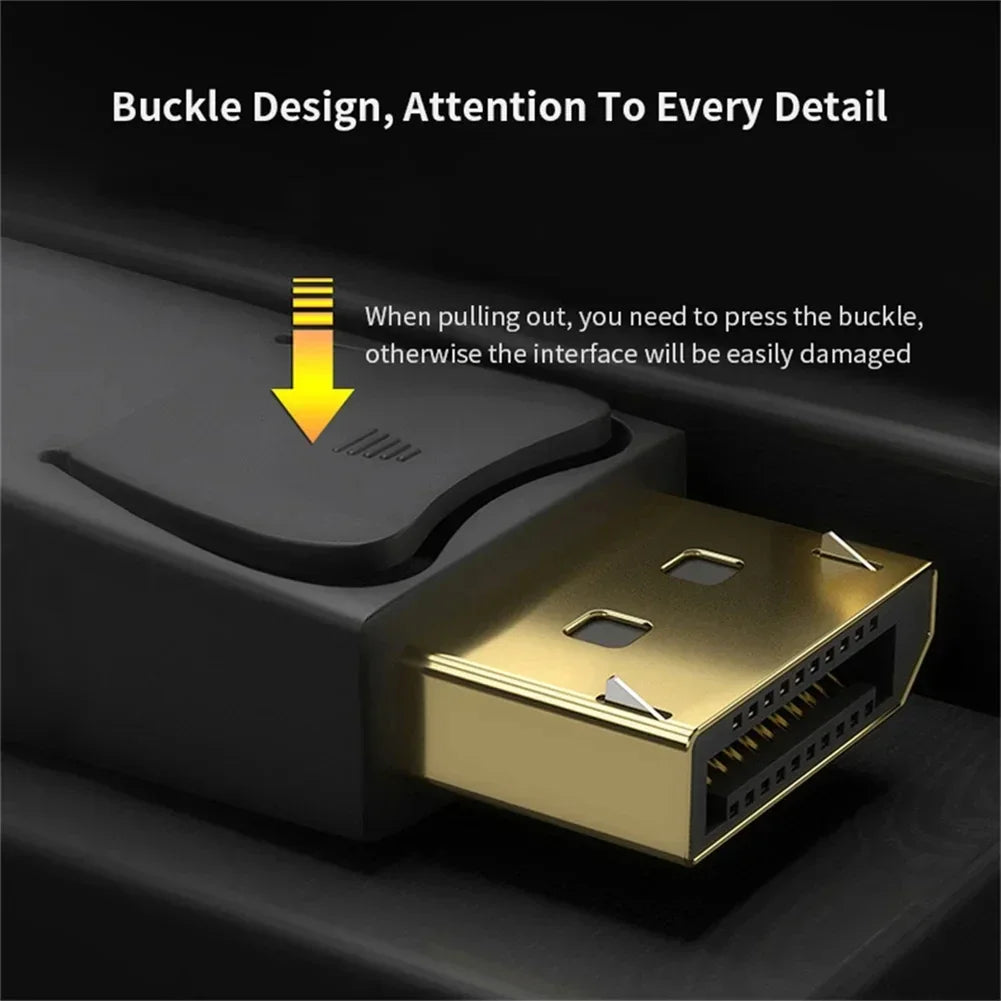 DP Display Port To HD Compatible Adapter Cable 4K 1080P 3D DisplayPort To HD Converter Adapter HDTV Converter For PC Projector
