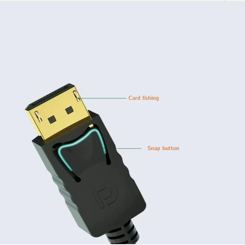 DP Display Port To HD Compatible Adapter Cable 4K 1080P 3D DisplayPort To HD Converter Adapter HDTV Converter For PC Projector