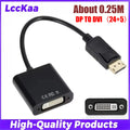 1.8M DisplayPort To DVI Cable 0.25M DP To DVI Adapter for Desktop Laptop PC TV Dell Asus Monitor Projector DisplayPort Cable