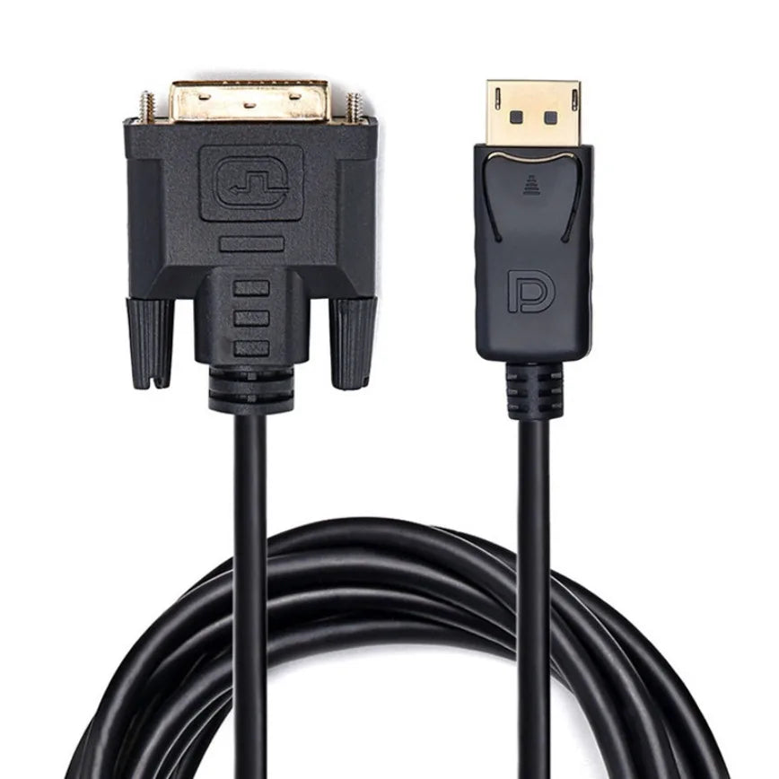 1.8M DisplayPort To DVI Cable 0.25M DP To DVI Adapter for Desktop Laptop PC TV Dell Asus Monitor Projector DisplayPort Cable