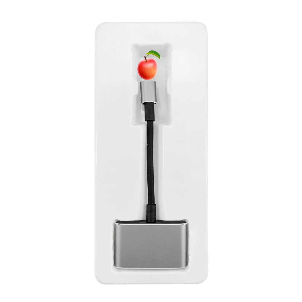 AIRSKY Lightning to PD HDMI Docking Station Hub for Iphone IPad IOS 8 9 10 11 12 13 14 15 Mirroring Live Streaming Screen Rotate