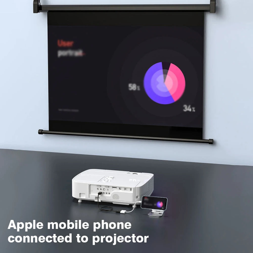 Lightning To HDMI Digital AV Adapter For iPhone14/13 iPad 1080P HDMI Video&Audio Sync Screen Converter to TV/Projector