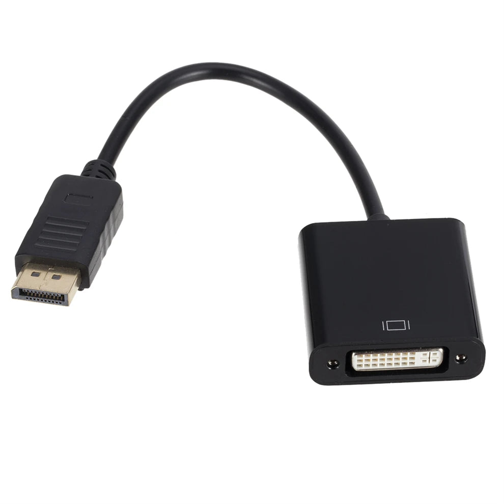 1.8M DisplayPort To DVI Cable 0.25M DP To DVI Adapter for Desktop Laptop PC TV Dell Asus Monitor Projector DisplayPort Cable