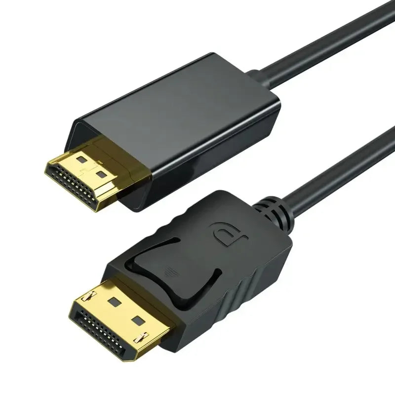 DP Display Port To HD Compatible Adapter Cable 4K 1080P 3D DisplayPort To HD Converter Adapter HDTV Converter For PC Projector