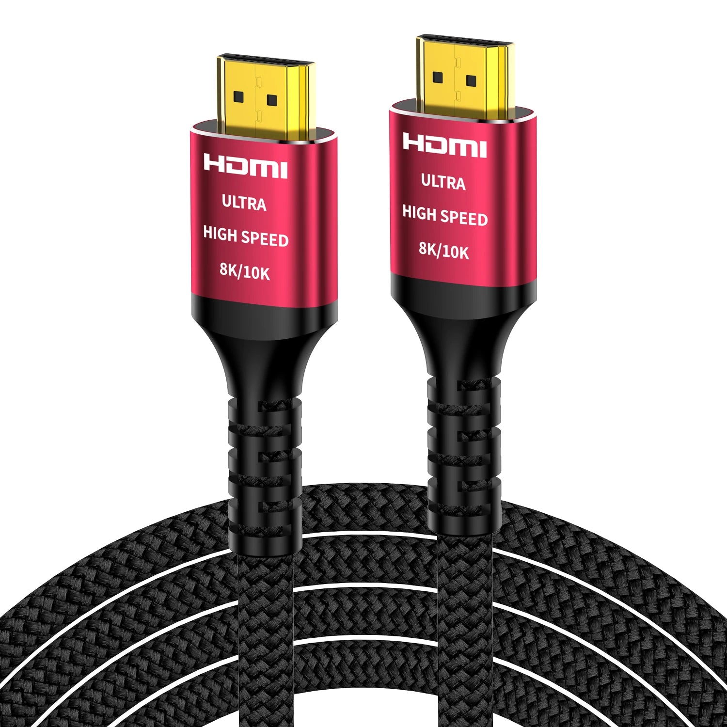 MIZIQIER 8K HDMI 2.1 Cable High Speed 48Gbps HDMI Braided Cord-8K60Hz 4K120Hz Compatible for PS5/PS4/X-Box/Roku TV/HDTV/Blu-ray