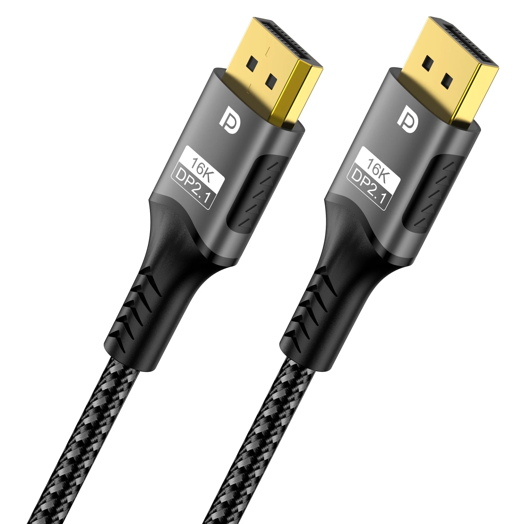 16K DP 2.1 8K@120Hz 4K@240Hz 80Gbps HDR Video Audio Displayport Cable Display Port for Laptop TV Xbox Projector Gaming Monitor