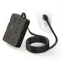 Surge Protector with 6 Outlets , 4 USB Ports, 5ft Ultra Thin Flat Power cord, Power Adapter for Home or Office