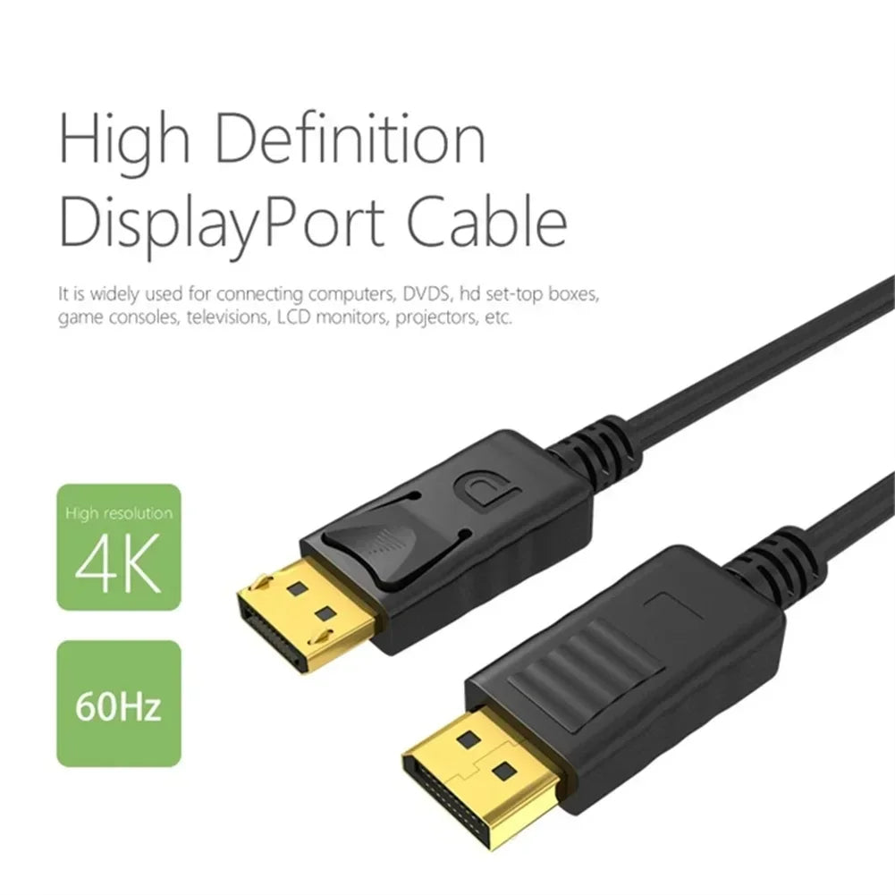 DP Display Port To HD Compatible Adapter Cable 4K 1080P 3D DisplayPort To HD Converter Adapter HDTV Converter For PC Projector