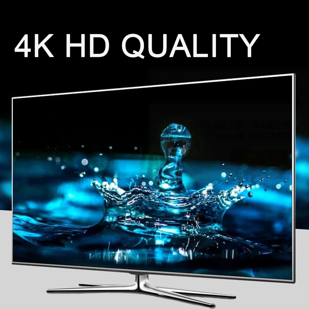 4K DisplayPort to HDMI-compatible Adapter Male DP to Female HDMI-Compatible Cable Converter Video Audio For HDTV PC Projector