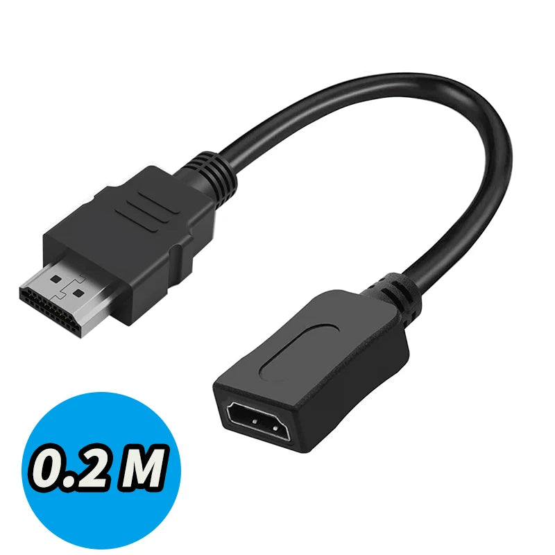 HDMI Extension cable 4K 60Hz HDR HDMI 2.0 Cable HDMI 2.0 Male to Female Extension cord Kable for PS5 Xbox HDTV PC Monitor