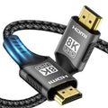 HDMI Cable version 2.1 supports 8K @60Hz 4K @120Hz, 48Gbps Adapter For HDTV RTX 3080 eARC HDR Video Cable  for PC Laptop CATV box and PS4/PS5
