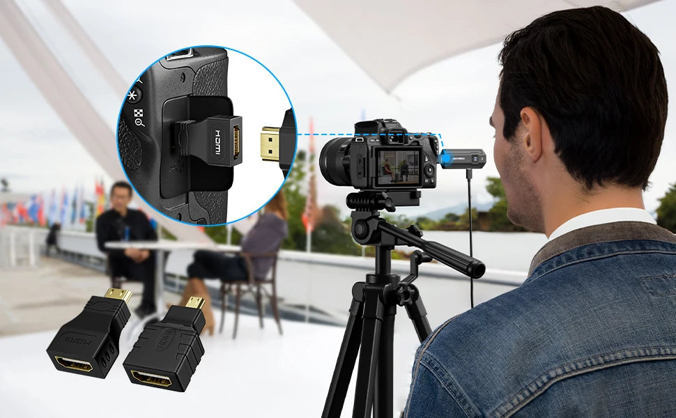 Wireless HDMI Transmitter Receiver, 1080P Display, Dongle Extender, AV Adapter for Laptop, TV, Projector, Monitor, Live Stream