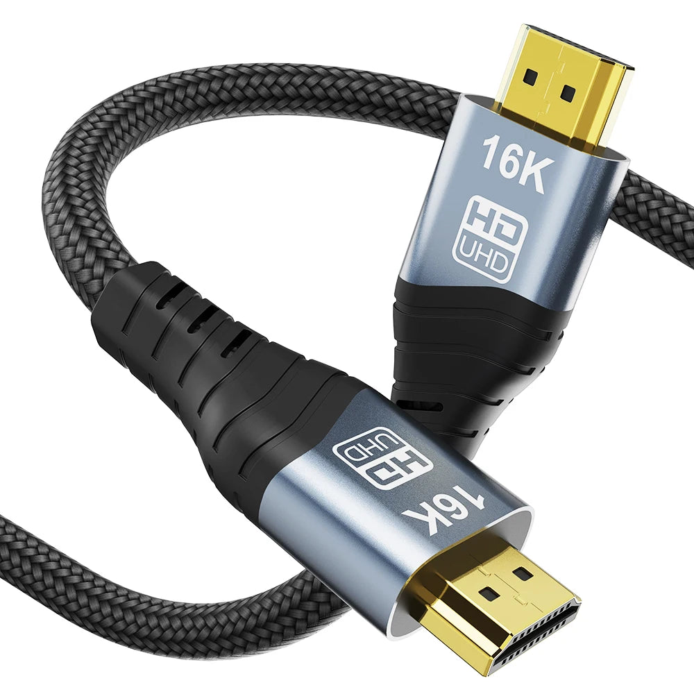 HDMI 2.2 Certified Cable For TV PS5 Xbox Switch HDR eARC 1m 2m 3m 5m Long 16K 60HZ 12K 10K 120HZ 8K 240HZ High Speed Video Cord
