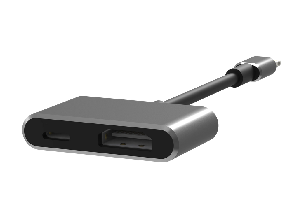 AIRSKY Lightning to PD HDMI Docking Station Hub for Iphone IPad IOS 8 9 10 11 12 13 14 15 Mirroring Live Streaming Screen Rotate
