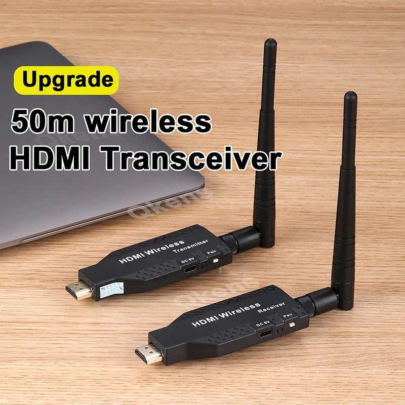 HD 50M Wireless HDMI Transmitter and Receiver