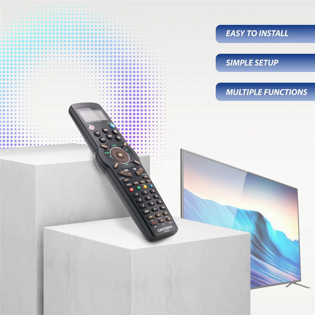 RM991 Smart Universal Remote Control Multifunctional Learning Remote Control for TV/,DVD CD,VCR,SAT/CABLE and A/C
